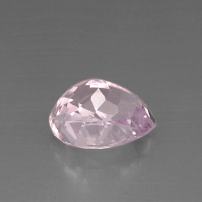 Kunzite naturale rosa da 9,78 ct, taglio a pera, VS