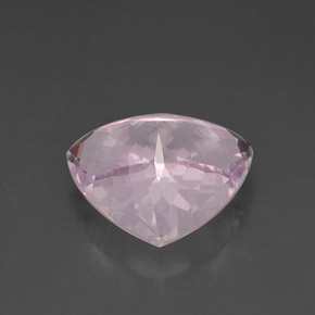 Kunzite Rosa naturale da 12.30 ct, Taglio trillion, VS