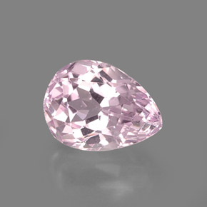 Kunzite naturale rosa da 5,99 ct, taglio a pera, VS