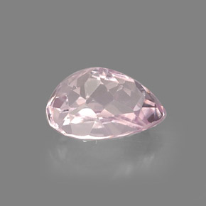Kunzite naturale rosa da 5,99 ct, taglio a pera, VS