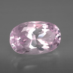 Kunzite naturale rosa da 5,36 ct, taglio ovale, VVS-VS