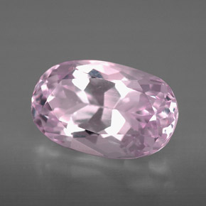Kunzite naturale rosa da 5,36 ct, taglio ovale, VVS-VS