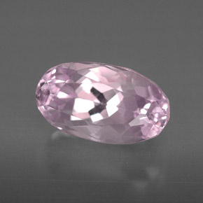 Kunzite naturale rosa da 4,04 ct, taglio ovale, VS