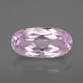 Kunzite naturale rosa da 4,18 ct, taglio ovale, VS