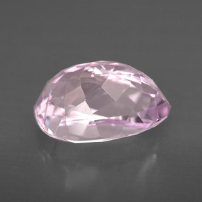 Kunzite naturale rosa da 4,52 ct, taglio a pera, VVS-VS