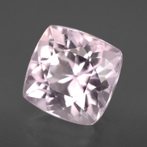 Kunzite Rosa naturale da 6.51 ct, Taglio a cuscino, VS