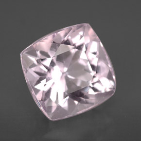 Kunzite Rosa naturale da 6.51 ct, Taglio a cuscino, VS