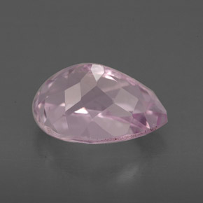 Kunzite naturale rosa da 3,86 ct, taglio a pera, VVS