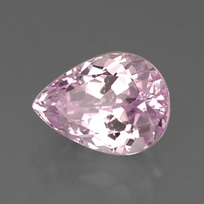 Kunzite Rosa naturale da 8.81 ct, Forma a pera, IF
