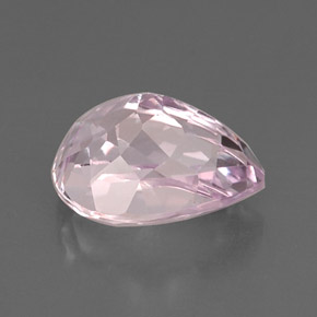 Kunzite Rosa naturale da 8.81 ct, Forma a pera, IF