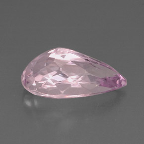 Kunzite Rosa naturale da 6.58 ct, Forma a pera, VVS