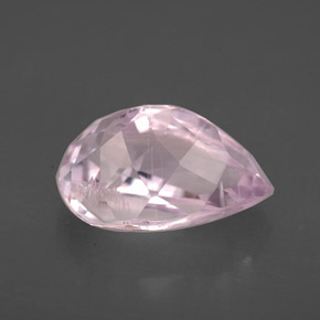 Kunzite naturale rosa da 4,55 ct, taglio a pera, VS