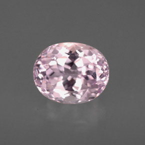 Kunzite naturale rosa da 2,68 ct, taglio ovale, VVS-VS