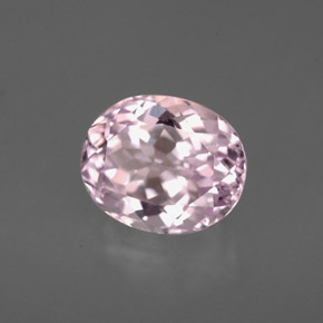 Kunzite naturale rosa da 2,68 ct, taglio ovale, VVS-VS