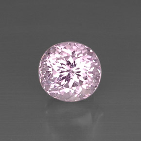 Kunzite naturale rosa da 5,33 ct, taglio ovale, VVS