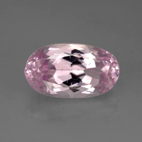 Kunzite naturale rosa da 6,95 ct, taglio ovale, VS