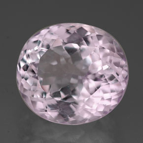 Kunzite naturale rosa da 7,60 ct, taglio ovale, VVS