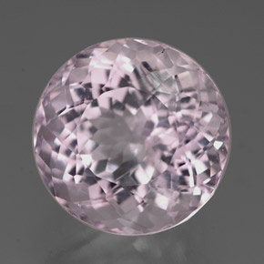 Kunzite naturale rosa da 7,90 ct, taglio rotondo, VS