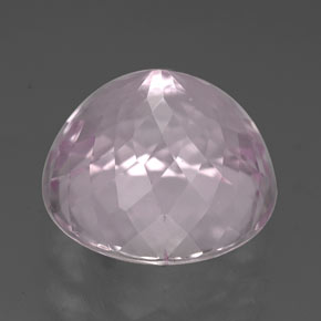 Kunzite naturale rosa da 7,90 ct, taglio rotondo, VS
