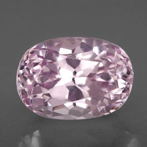 Kunzite naturale rosa da 6,97 ct, taglio ovale, VS