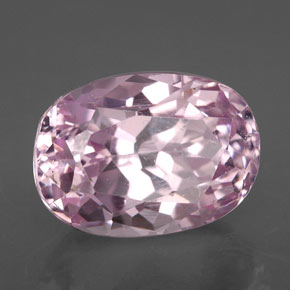 Kunzite naturale rosa da 6,97 ct, taglio ovale, VS