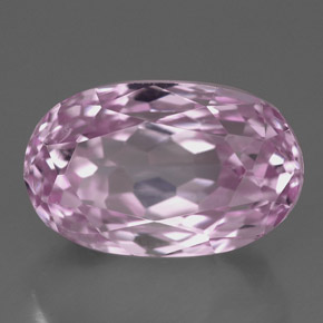 Kunzite naturale rosa da 8,16 ct, taglio ovale, VVS