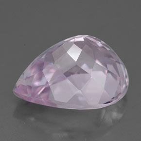 Kunzite Rosa naturale da 10.05 ct, Forma a pera, VVS
