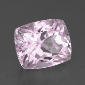 Kunzite Rosa naturale da 5.71 ct, Taglio a cuscino, VVS-VS