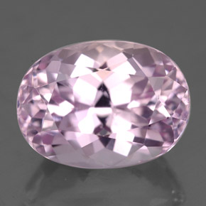 Kunzite naturale rosa da 8,54 ct, taglio ovale, VS-SI