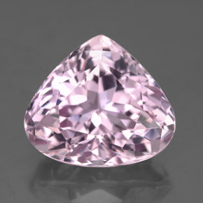 Kunzite naturale rosa da 8,78 ct, taglio a pera, VS-SI