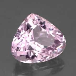 Kunzite naturale rosa da 8,78 ct, taglio a pera, VS-SI