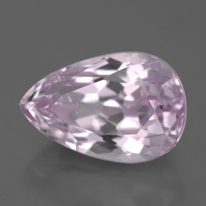 Kunzite Rosa naturale da 6.57 ct, Forma a pera, VS