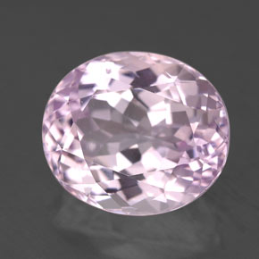 Kunzite naturale rosa da 7,93 ct, taglio ovale, VVS-VS