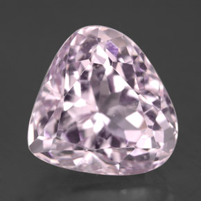 Kunzite naturale rosa da 10,89 ct, taglio a pera, VS-SI