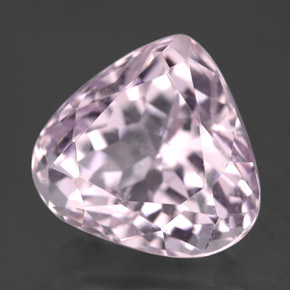 Kunzite naturale rosa da 10,89 ct, taglio a pera, VS-SI