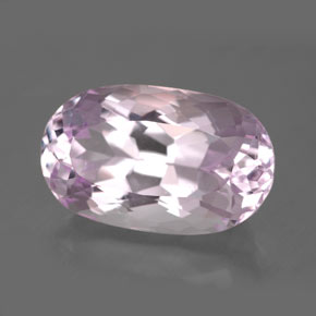 Kunzite naturale rosa da 10,60 ct, taglio ovale, VVS-VS