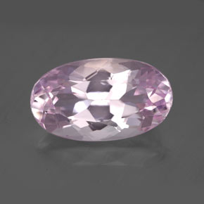 Kunzite naturale rosa da 8,71 ct, taglio ovale, VVS