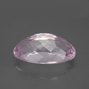Kunzite naturale rosa da 8,71 ct, taglio ovale, VVS