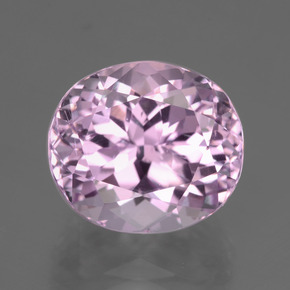 Kunzite Rosa naturale da 12.18 ct, Taglio ovale, VS