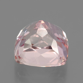 Kunzite naturale rosa da 10,26 ct, taglio a cuscino, VS