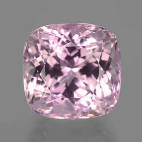 Kunzite Rosa naturale da 16.00 ct, Taglio a cuscino, VVS-VS