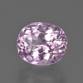 Kunzite naturale rosa da 7,09 ct, taglio ovale, VS