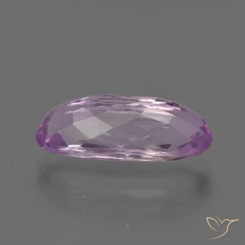 Kunzite Viola molto chiaro naturale da 7.04 ct, Ovale, VVS