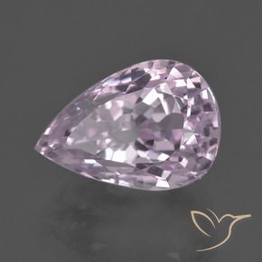 Kunzite Rosa Ciliegia Chiaro naturale da 8.60 ct, Forma a pera, VVS