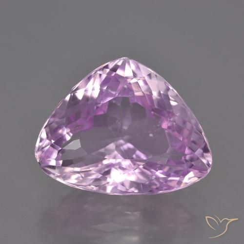 11.09ct Naturale Rosa viola chiaro Kunzite, Taglio trillion, VS