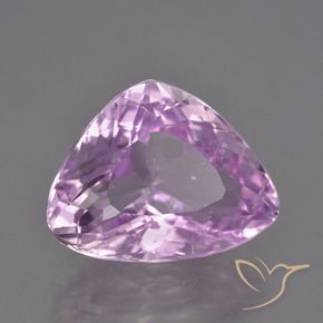 Kunzite Rosa viola chiaro naturale da 11.09 ct, Taglio trillion, VS