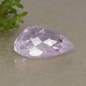 Kunzite naturale rosa da 15,47 ct, taglio a pera, VVS
