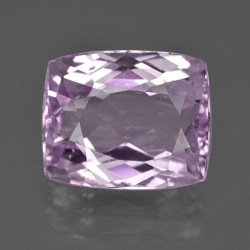 Kunzite naturale porpora da 11,27 ct, taglio a cuscino, VS