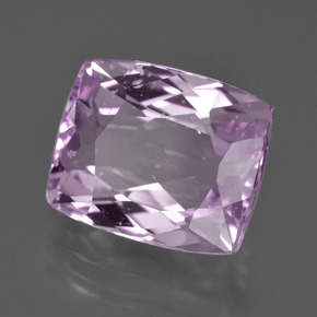 Kunzite naturale porpora da 11,27 ct, taglio a cuscino, VS