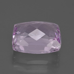 Kunzite naturale porpora da 11,27 ct, taglio a cuscino, VS